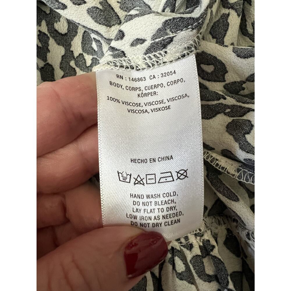 MARE MARE X ANTHROPOLOGIE Lynda Leopard Print Bohemian Maxi Dress Sz M - Picture 13 of 15